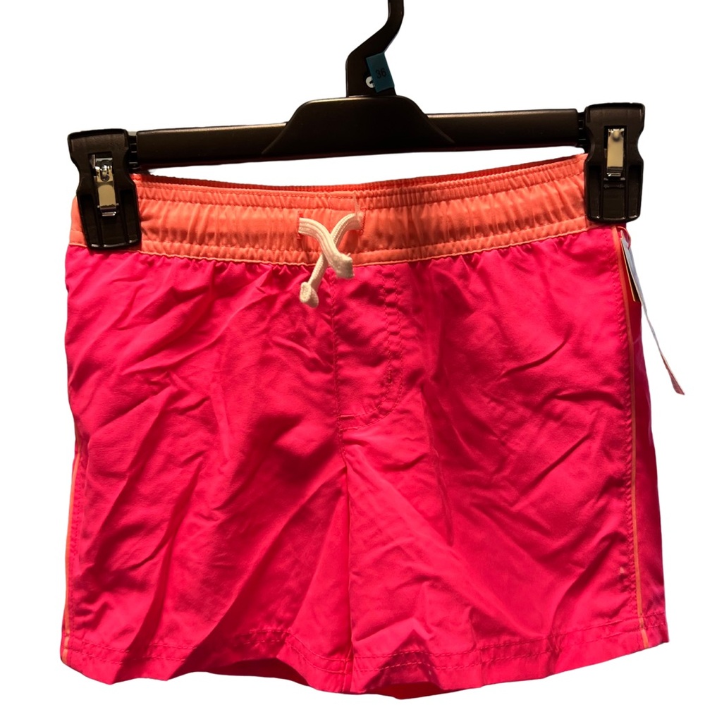 Cat and Jack Boys Swim Trunks Pink XS 4/5